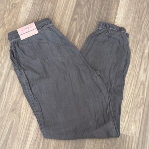 Women's Drawstring Charcoal Joggers Size Small